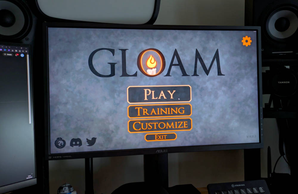 Gloam running on PC.
