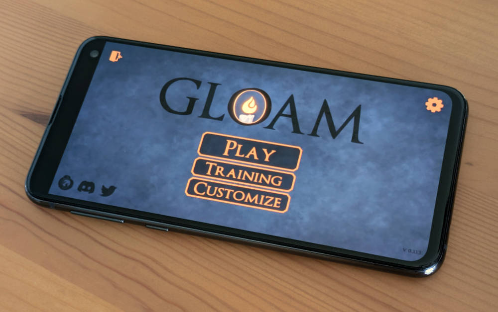 Gloam running on Android.